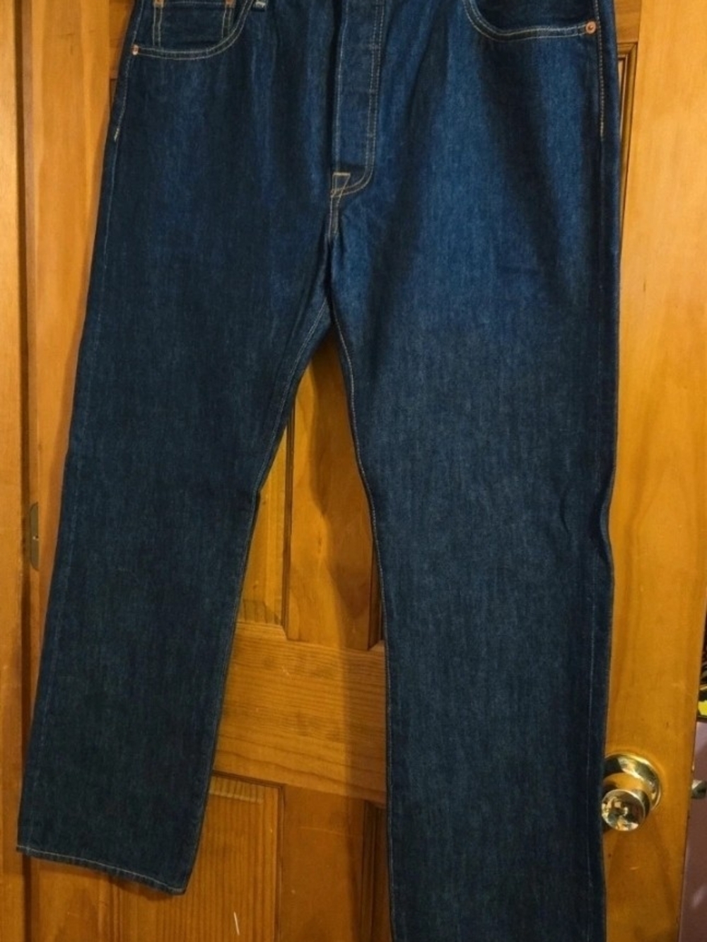 Levi's Men's Straight Dark Blue Denim Jeans